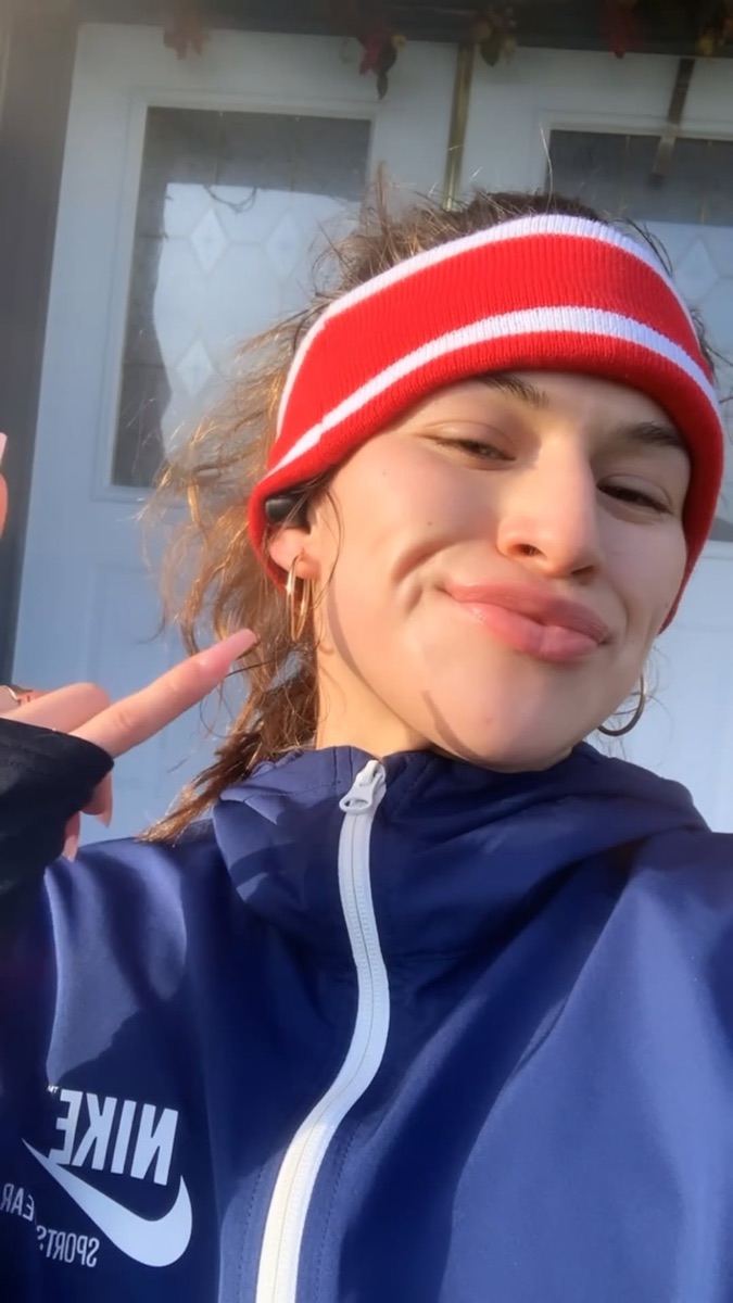 Wendy smiling after an outdoor run